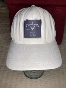 Callaway Bella Vista CC Since 1982 White Snap Golf Ball Cap Hat FlexFit - Picture 1 of 7