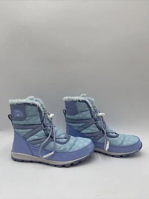 BOTAS DISNEY X SOREL JÓVENES WHITNEY ENCAJE CORTO FROZEN ELSA MORADO ESMERILADO Talla 5 Foto 1 de 4