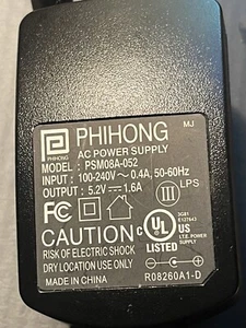SIRIUSXM XMP3i Home Power Supply 5v output 5 volt -110 volt110v | Black Tip - Picture 1 of 5