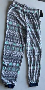 Pantalones Cuddle Duds Pj talla L 10/12 niñas nuevos con etiquetas - Imagen 1 de 5