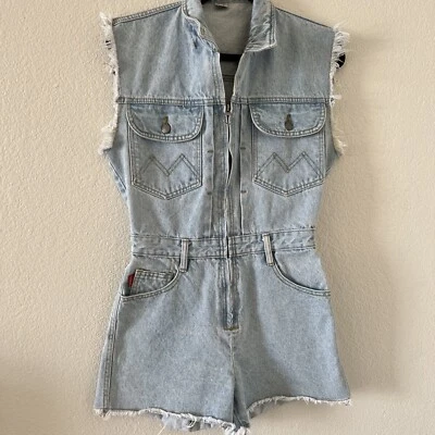 Mameluco Denim Deshilachado Años 80/1990 D'mode Classix Ropa Deportiva Original Talla 7 Foto 1 de 4