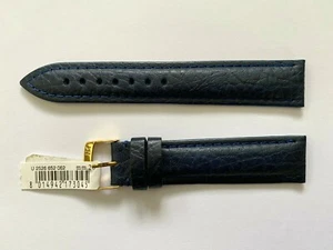 Correa acolchada azul Morellato 20 mm con hebilla dorada - Imagen 1 de 1