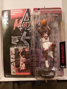 Figura de campeonato Michael Jordan Mattel Maximum Air 1993 Chicago Bulls nueva en caja - Imagen 1 de 3