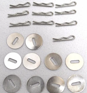 Uniform Washers and Toggles 10 washers 10 toggles lot of 20 pcs B8449 - Picture 1 of 4