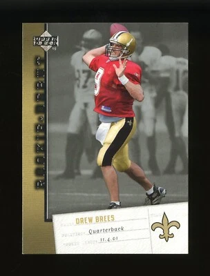 2006 Upper Deck Rookie Debut #60 Drew Brees  - Image 1 of 2
