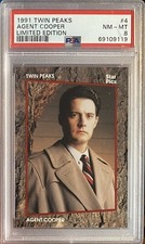 1991 STAR PICS TWIN PEAKS #4 AGENT DALE COOPER LIMITED EDITION PSA 8 NM-MT