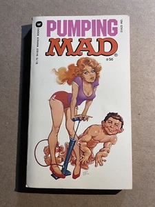 PUMPING MAD vintage 1981 Warner FIRST PRINTING paperback COMIC DIGEST - Picture 1 of 3