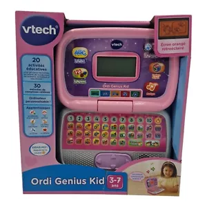 VTECH Ordi Genius Kid rose 80-196355 Kindercomputer, Einfach Französisch lernen - Bild 1 von 6