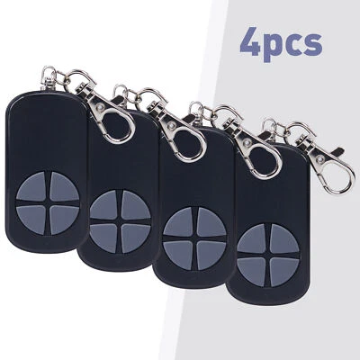 CO-Z 4Pcs 433.92 MHz Remote Control Wireless Backup Key f/Smart Sliding Gate Opener
