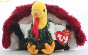 Ty Beanie Baby🦃 TURK-E The TURKEY 6" TY STORE EXCLUSIVE Plush New MWMT's - Picture 1 of 1