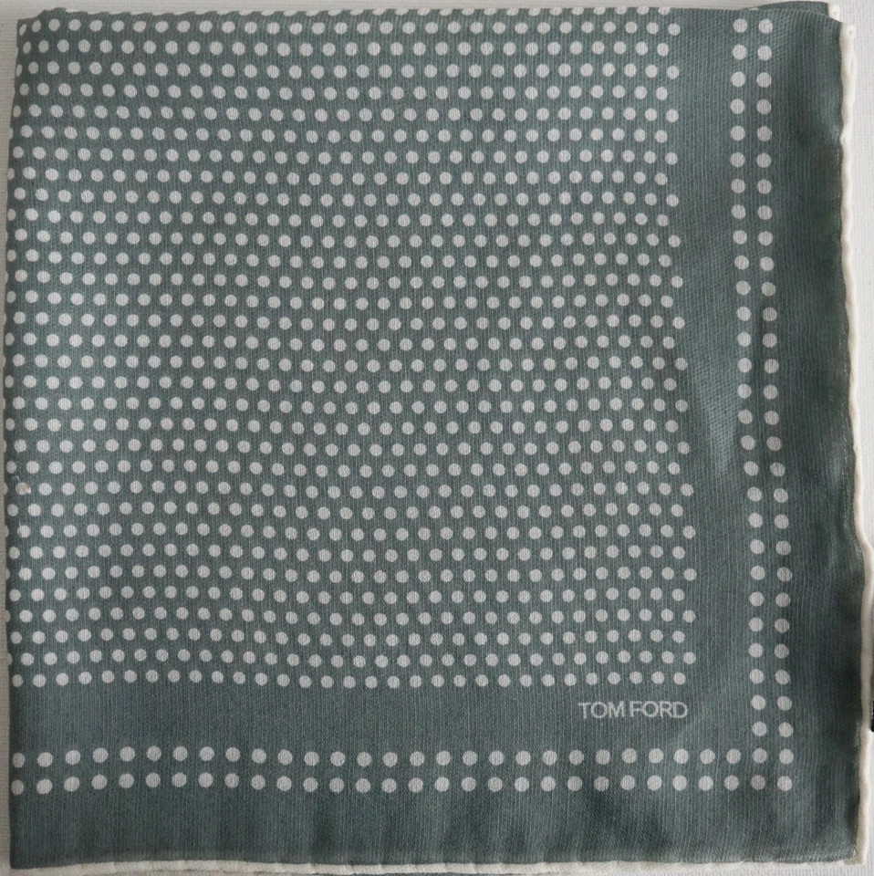 Pañuelo cuadrado de bolsillo TOM FORD auténtico nuevo con etiquetas Foto 1 de 3