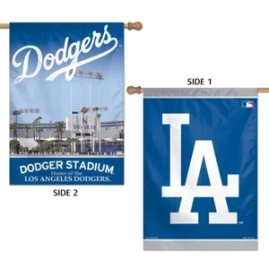 LOS ANGELES DODGERS 28"X40" 2 SIDED FLAG MLB LICENSED HIGH QUALITY - Picture 1 of 1