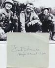 General Frank Merrill Autograph 'Merrill's Marauders' Signed Autograph ''Rare''