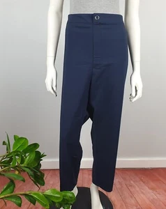 Beme Plus Talla 22 Traje Pierna Recta Pantalones Formales Pantalones Cintura Elástica Azul NUEVO - Imagen 1 de 14