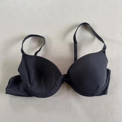 Sutiã feminino Victoria's Secret rosa desgaste em todos os lugares Demi preto tamanho 34B - Imagem 1 de 3