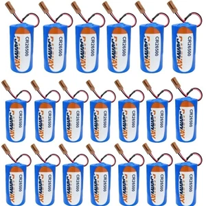 Batería de iones de litio no recargable CR26500 3.0V 5400mAh 20 piezas con enchufe marrón NUEVA - Imagen 1 de 3