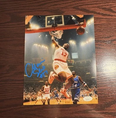 Houston Rockets, Mario Ellie, Signed 8x10 Photo, JSA Authenticated  - Image 1 of 4