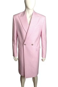 Versace Mantel Wolle Gingham neu mit Etikett 2024, Größe L - Bild 1 von 7