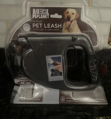 Correa para perro Animal Planet con linterna LED - 16 pies - ¡¡NUEVA!!   ¡ENVÍO GRATUITO!! Foto 1 de 3