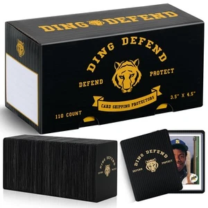 Ding Defend 110 Pack Trading Card Protectors - Hard Plastic Slab - Tiger Desi... - Bild 1 von 8