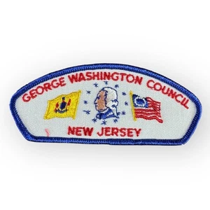 George Washington Council New Jersey BSA Patch - Vintage Boy Scouts Emblem - Picture 1 of 2