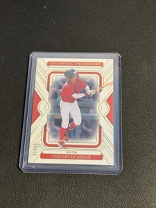 2025 Panini National Treasures - Red - Franklin Arias #80 Red Sox /99 - Bild 1 von 2