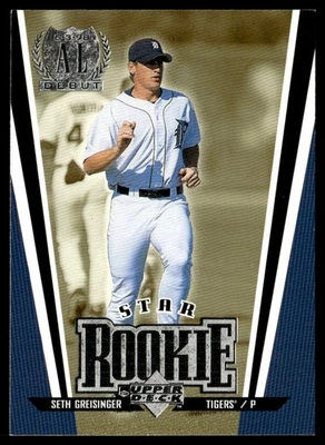 1999 Upper Deck Star Rookie Seth Greisinger Rookie Detroit Tigers #9 - Image 1 of 2