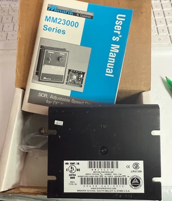 NEW Minarik DC Motor Speed Control Drive MM23001C In 115/230vAC, Out 90-180 vDC - Image 1 of 4