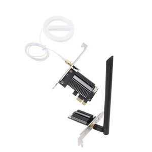 For AX900 Pro PCI E Network Card Double Band BT 5.2 Desktop PC WiFi6 Card F KUI - Afbeelding 1 van 29