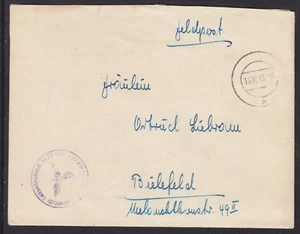Alemania, 1943 Sperrbrecher Barredor de minas Cubierta de poste de campo - Imagen 1 de 2