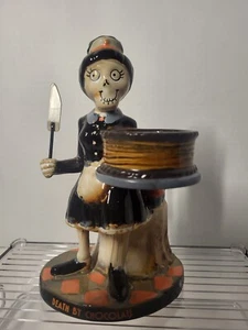2017 Yankee Candle BONEY BUNCH DEATH BY CHOCOLATE Halloween Votivkerzenhalter - Bild 1 von 6