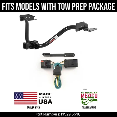 Enganche de remolque para Chrysler Pacifica 04-08 con cableado de 4 pines con correa de remolque OE Foto 1 de 3