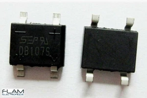 Pont de diode redresseur DB107S 1A 1000V Single Phase Diode Rectifier Bridge - Imagen 1 de 2