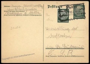 Deutschland Sudetenland 1938 Dauba Annexion Provisorischer Brief 73182 - Bild 1 von 2