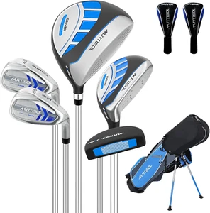 5/6 Pieces Kids Golf Club Set, Junior Golf Club Set Ages (5-8)(9-12)(12-14) Incl - Picture 1 of 7