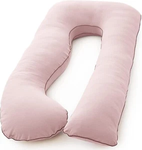 Organic Pregnancy Pillow - U Shaped Maternity Body Pillow Baby Feeding - Picture 1 of 5
