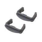 Front Rail Cap End For FLAVEL Dishwasher Grey Plastic Runner Caps Ends Spare