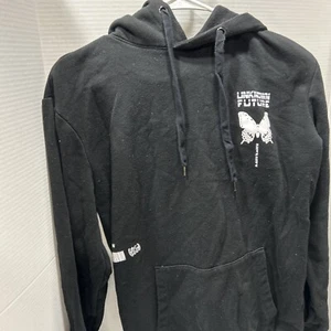 No Boundaries Unknown Future Hoodie Sweatshirt Black Sz Small L - Picture 1 of 5