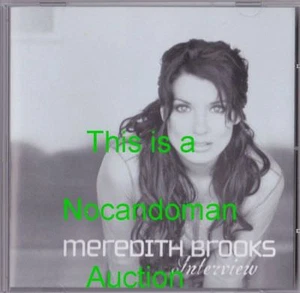 SELTEN VERSIEGELT MEREDITH BROOKS INTERVIEW ZERSTÖRUNG UK PROMO NUR CD KOSTENLOSER VERSAND USA - Bild 1 von 2