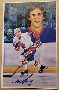 Bossy, Mike Signed on 1992 Hockey Hall of Fame Legends of Hockey Card  #87 - Picture 1 of 2