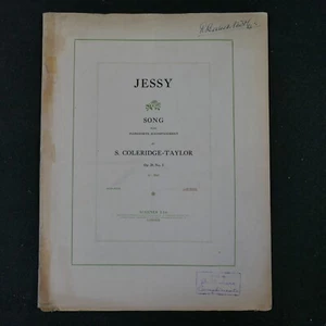 Hoja de canción JESSY Coleridge-Taylor, voz baja, #131022b - Imagen 1 de 1