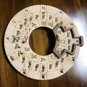 Wooden Melody Tool Musical Circular Wooden Wheel And Musical Educational Tool !!