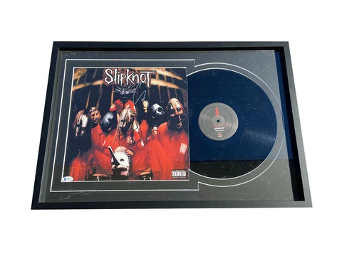 COREY TAYLOR SIGNED FRAMED SLIPKNOT VINYL LP AUTOGRAPH BAS BECKETT Cover