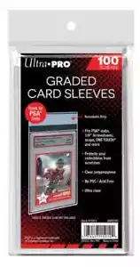 (100) 1 Pack Ultra PRO PSA Perfect FIT Graded CARD Sleeves~Fits Snaps/ONE TOUCH - Picture 1 of 2