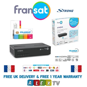 Fransat HD Strong SRT 7407 HD Receiver with Fransat HD Card for French TV - Picture 1 of 10
