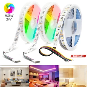 Striscia LED strisce RGBW RGB + bianco caldo/bianco freddo 5050 SMD barra dimmerabile 24 V IP20 - Foto 1 di 15