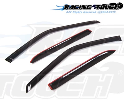 Para Chevrolet Tracker 98-04 Gris Oscuro Fuera de Canal Ventana Visera Protector Solar 4 un. Foto 1 de 4