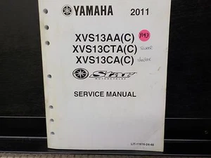 YAMAHA 2011 XVS13AA-C XVS13CTA-C XVS13CA-C SERVICE MANUAL (Y143) - Picture 1 of 2