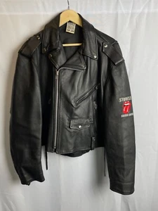 The Rolling Stones Voodoo Lounge Tour 94/95 Vintage Leather Jacket - Picture 1 of 10