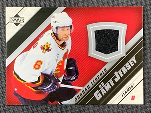Jordan Leopold J2-LE Flames Jersey NHL Upper Deck 2006 - Picture 1 of 4